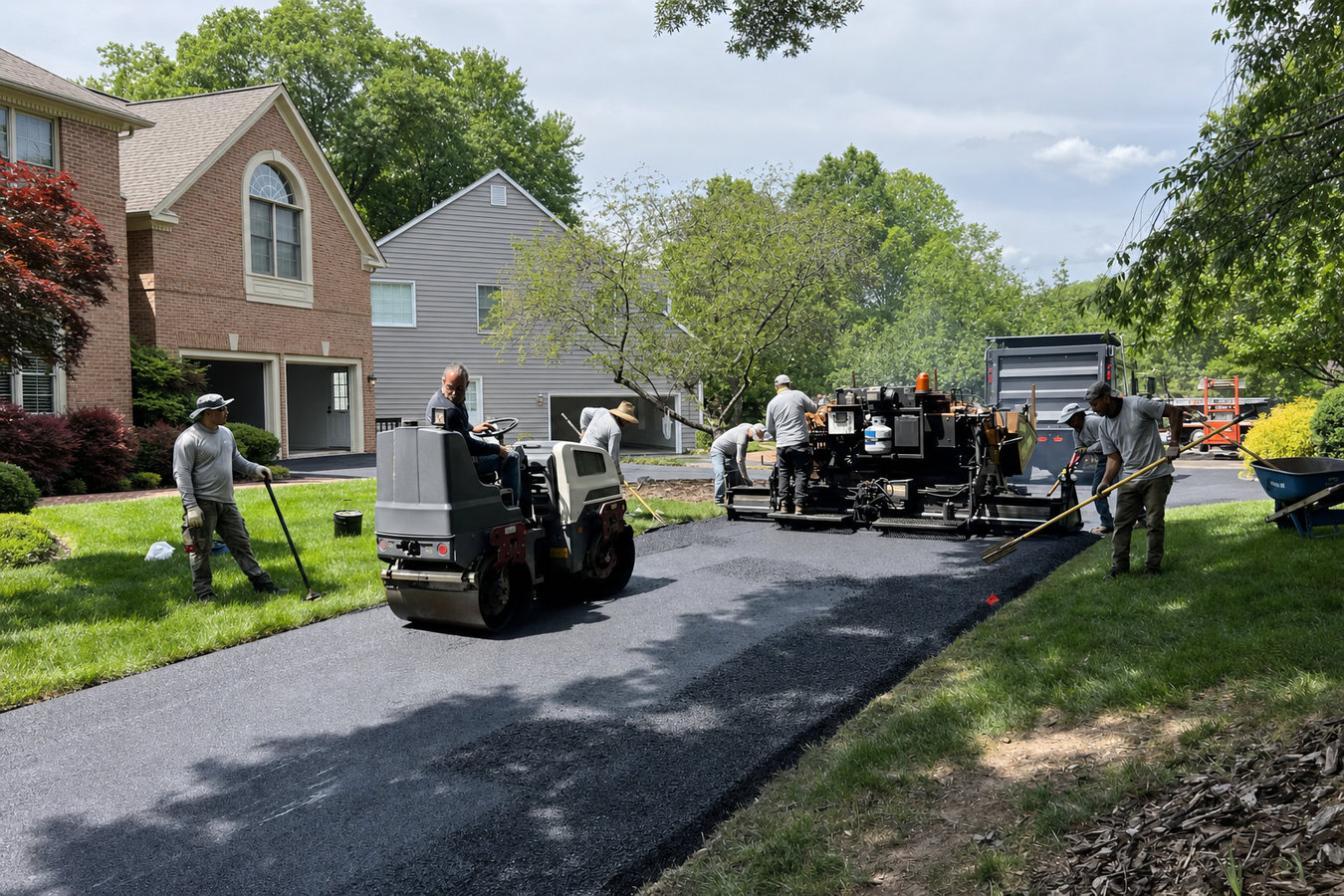 Driveway paving